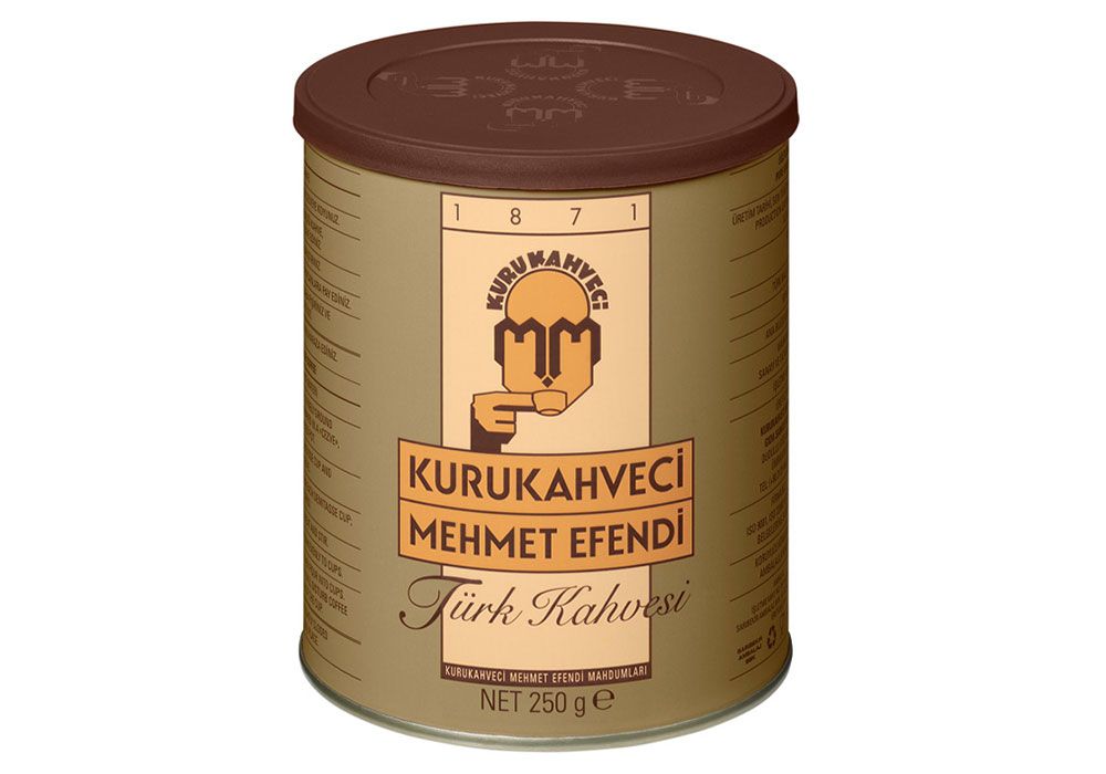 Кофе молотый MEHMET EFENDI в железной банке Турция 250 гр