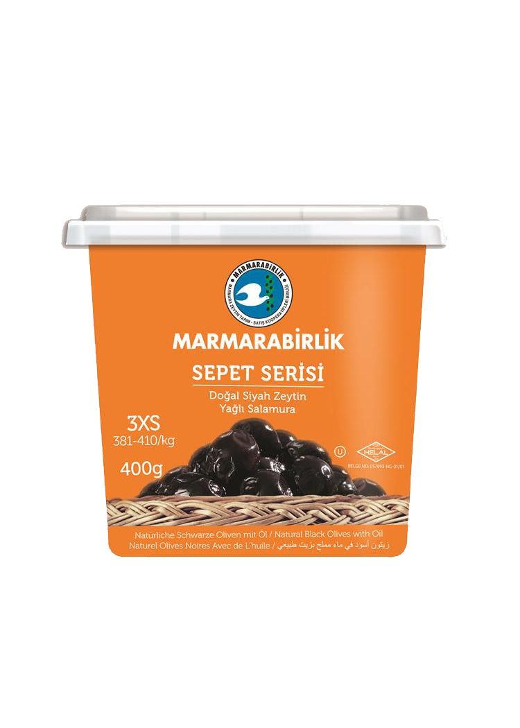 Черные маслины Marmarabirlik Sepet Serisi