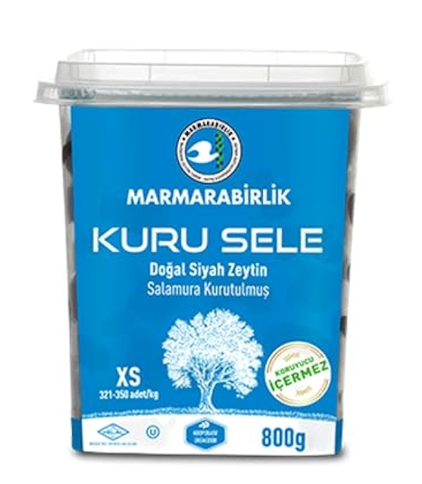 Черный маслины Marmarabirlik Kuru Sele SİYAH H.KAP
