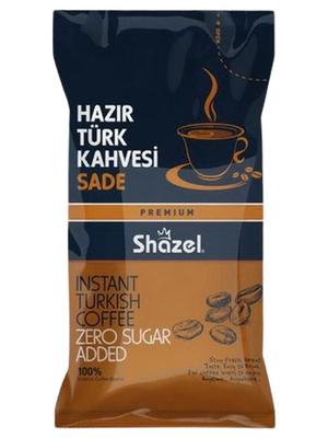 Растворимый турецкий кофе Shazel «Классический» (Sade) без сахара