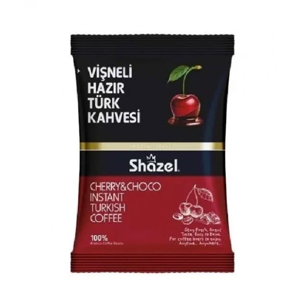 Растворимый турецкий кофе Shazel «Вишня и шоколад»