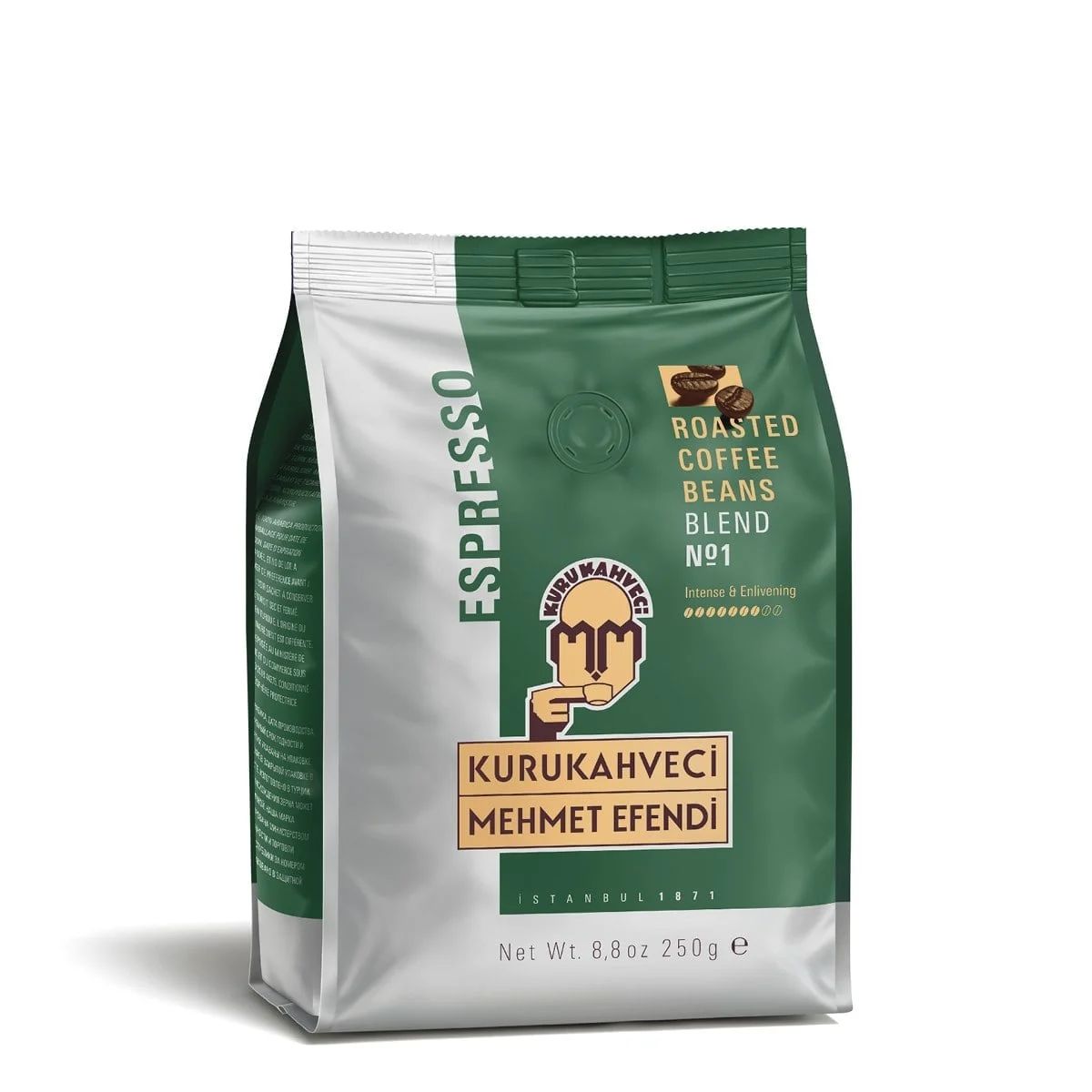 Кофе в зёрнах Mehmet efendi Espresso 250 г