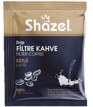 SHAZEL Drip Filtre Kahve Latte дрип кофе со сливками
